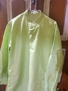 Men's Ethnic Light Green Kurta Set