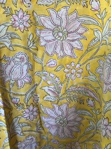 Yellow Floral Kurta