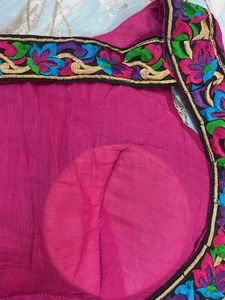 Pink Embroidered Blouse