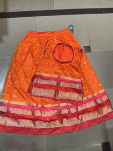 orange new design rajptuo poshak for women