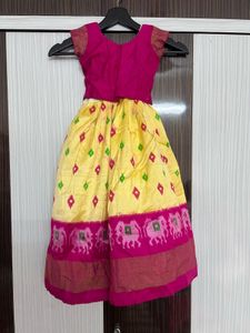 pure ikkat pattu Lehanga Choli