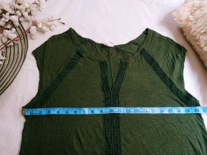 Merona Women Tank Top Embroidered