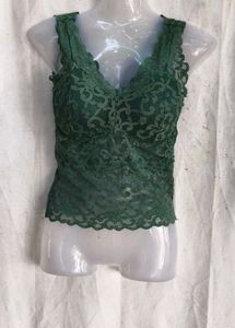 Lace Trimmed Camisole Top