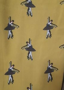 Ballerina Print Fabric