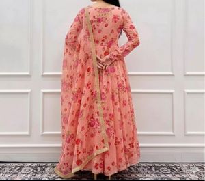 🌸🌸Floral Print Anarkali Kurta Set