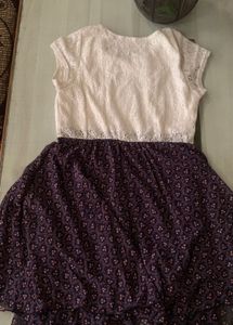 Lace Top Dress