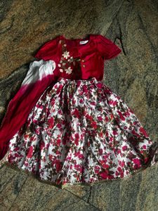 Beautiful Floral Lehenga Choli Set