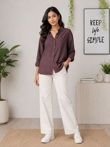 Oversized Button-Up Shirt