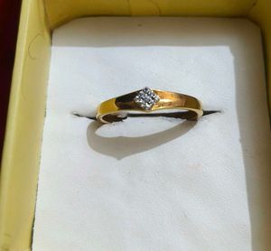 pure gold 18 carat ring