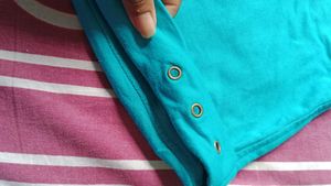 Teal Casual Shorts