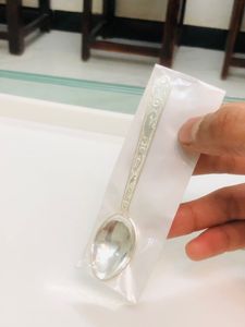 Pure Silver Spoon (wt:-10.500g)