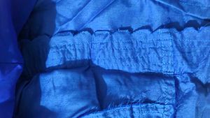 stunning royal blue sari with blouse