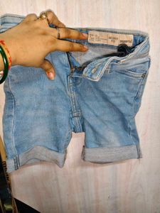 2 colour Cute Denim Shorts for Kids