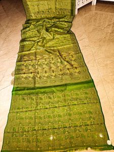 Rare Jangla Kadhua Weaving | Pure Kora Banarasi