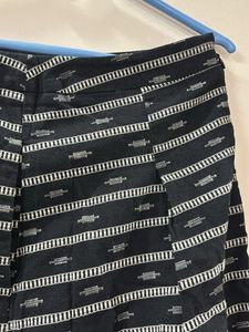 Striped Ethnic Mini Skirt