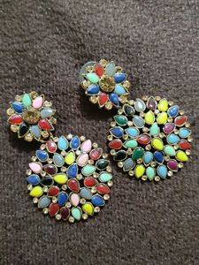 Colorful Statement Earrings