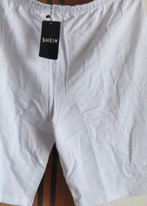 Cute Teddy Bear White Shorts