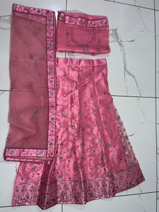 Pink Lehenga Choli Set