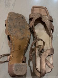 Marc loire rose gold heels