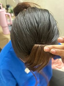 nishhair Brown Clip-In Hair bang
