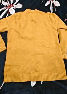 Cozy Cable Knit Mustard Yellow Sweater