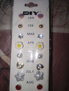 Monthly Stud Earring Collection