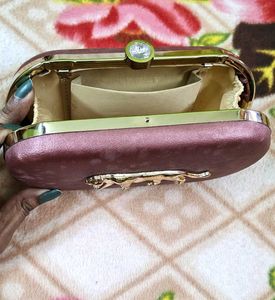 Tiger Embellished Clutch