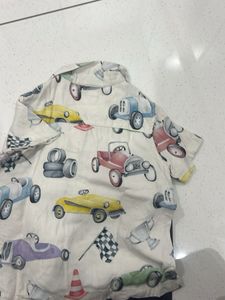 Kids Hop Car Print Shirt &amp; H&amp;M Jogger Set