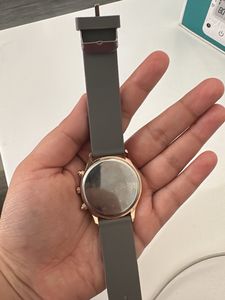 Geneva Watch - Grey Silicone Band