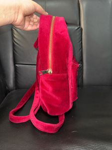 Velvet Red Mini Backpack