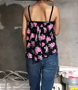 Price Drop-Black Floral Stylish Skirt