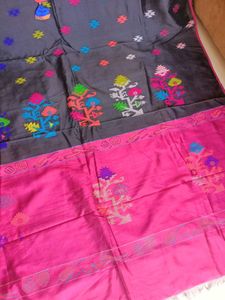 Elegant Boutique Silk Saree with Readymade blouse