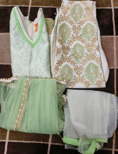 2 In 1 Party Wear Dress Size- 24