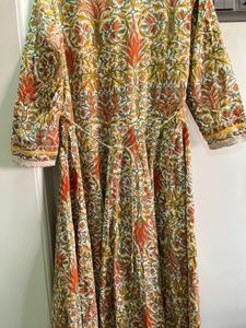 DIWLAI SALE!! Floral Print Anarkali Pant Dup