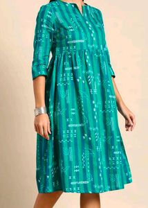 Bohemian Print Knee-Length Dress