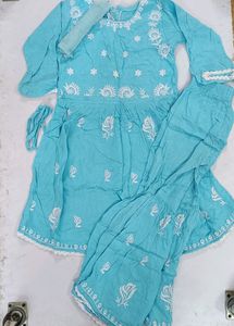 Designer Blue Suit For Kid For 6 To 8 Years