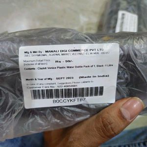 Plastic Water Bottle Pack Of 3