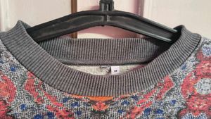 Patterned Pullover Sweater