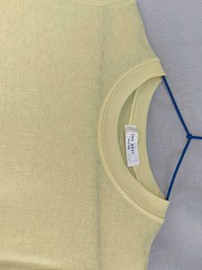 Soft Yellow Long Sleeve Top (transparent)