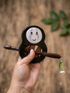Cute No-Face Hair Barrete