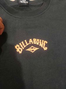 Billabong Black Crewneck Sweatshirt