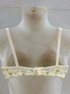 Floral Print Comfort Bra - Size 34B