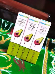 Mamaearth Moisture Matte Lipstick (3 Pcs)