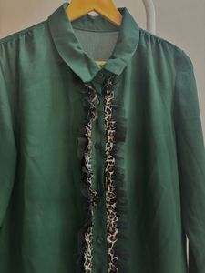 Green Korean Style Shirt