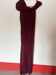 Elegant One-Shoulder Ruched Gown