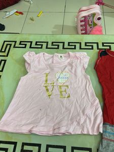 Cute Bunny and Love Print Baby Clothes Set