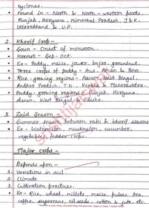 UPSC NCERT Class 10 Social Science Geography Notes