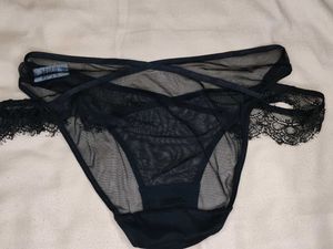 Sheer Lace Trim Panty