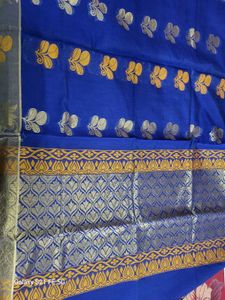 Chanderi Saree Paired With 36 Size Blouse