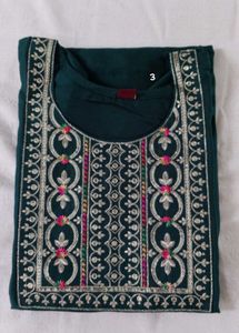 Elegant Embroidered Kurta Set